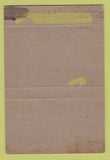 Matchbook Cover - Buckley Cleaners Launry Peacocks 40 Strike