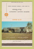 Matchbook Cover - Barton Malow Contractors Detroit MI 40 Strike