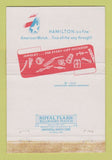 Matchbook Cover - Hamilton Watches WEAR 40 Strike