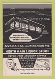 Matchbook Cover - North Main Liquor Store Buffalo NY Snyder WEAR 40 Strike
