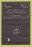 Matchbook Cover - Louvre Jewelry Los Angeles CA 40 Strike