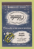 Matchbook Cover - Columbia Diamond Rings Jo Arts Jewelry Kansas City MO 40 Stick