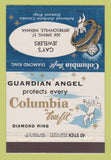 Matchbook Cover Columbia Diamond Rings Gay's Jewelry Jeffersonville IN 40 Stick