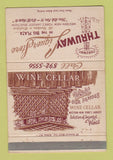 Matchbook Cover - Thruway Liquor Store Buffalo? NY 40 Strike