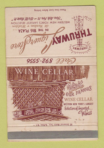 Matchbook Cover - Thruway Liquor Store Buffalo? NY 40 Strike
