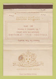 Matchbook Cover - Hamilton Watches College Hill Jewelry WEAR 40 Strike