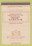 Matchbook Cover - Hamilton Watches WC Lean Jewelry San Jose CA 40 Strike