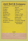 Matchbook Cover - Jack Gell Dry Goods Detroit MI 40 Stick
