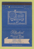Matchbook Cover - Bluebird Diamond Rings Berg Jewelry South Bend IN 40 Strike