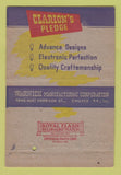Matchbook Cover - Clarion Radio Eugene Kay Jewelry Warren OH 40 Strike