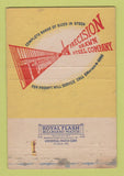 Matchbook Cover - Precision Drawn Steel Camden NJ WEAR 40 Strike