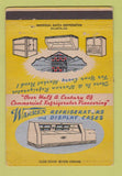 Matchbook Cover - Warren Refrigerators Wichita KS Dickey Furniture 40 Strike