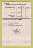 Matchbook Cover - TDK Cassette Tape Recording Garden City NY 40 Strike