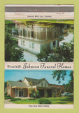 Matchbook Cover - Donald Johnson Funeral Home Hudson Bedford OH WEAR 40 Strike