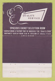 Matchbook Cover - Brenner Casket Company Chicago IL 40 Strike