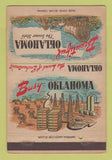 Matchbook Cover - Oklahoma OK Tourism 40 Strike