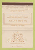Matchbook Cover - Hamilton Watches WEAR 40 Strike