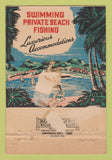 Matchbook Cover - Royal Palms Inn Carlsbad CA WORN 40 Strike