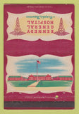 Matchbook Cover - Kennedy General Hospital Memphis TN Postcard 40 Strike