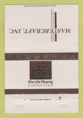 Matchbook Cover - Mastercraft Heidelburg Furniture Shipshewana IN 40 Strike