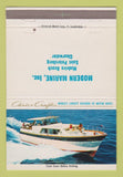 Matchbook Cover - Chris Craft Boats Madeira Beach St Petersburg FL 40 Strike
