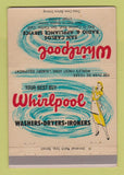 Matchbook Cover - Whirlpool Appliances San Carlos CA Radio 40 Strike