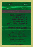 Matchbook Cover - Armin Koch Furniture Milwaukee WI GREEN 40 Strike