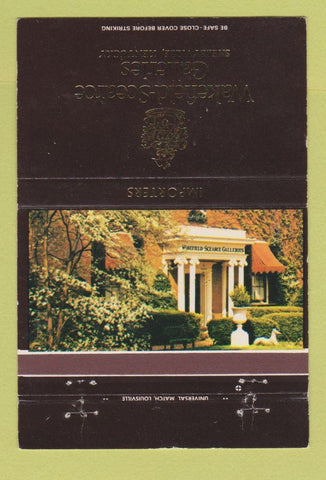 Matchbook Cover - Wakefield Scearce Galleries Shelbyville KY 40 Strike