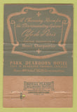 Matchbook Cover - Cafe de Paris Chicago IL Park Dearborn Hotel WEAR 40 Strike