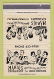 Matchbook Cover - Mario's Restaurant Denver Colorado WEAR 40 Strike