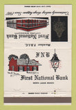 Matchbook Cover - First National Bank Oxford MS 40 Strike