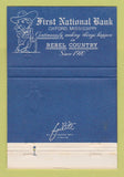 Matchbook Cover - First National Bank Oxford MS 40 Strike