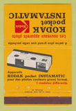 Matchbook Cover - Kodak Camera Belgium WEAR 40 Strike