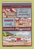 Matchbook Cover - Hotel Harbor Steamboat Springs Colorado 40 Strike