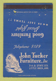Matchbook Cover - John Tucker Furniture Little Rock AR 40 Strike