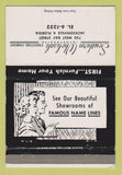 Matchbook Cover - Southern Wholesale Furniture Jacksonville FL 40 Strike