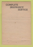 Matchbook Cover - Adams Insurance Agency Lafayette IN WEAR 40 Strike