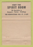 Matchbook Cover - Out of This World Restaurant Motel San Jose CA WHITE 40 Strike