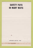 Matchbook Cover - Ketchikan Pulp Company AK 40 Strike