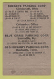 Matchbook Cover - Anthony Wayne oil gas Fort Wayne IN 40 Strike