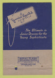 Matchbook Cover - Junior Guild Women's Clothes Burlington WI WEAR 40 Strike