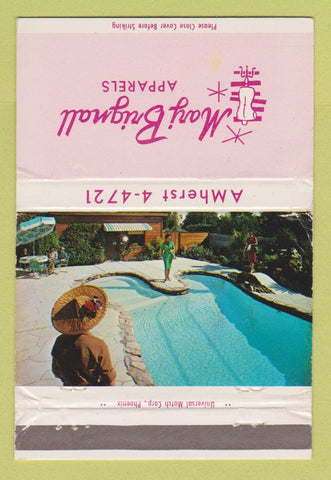 Matchbook Cover - Marj Brignall Women's Clothes Phoenix AZ WEAR 40 Strike