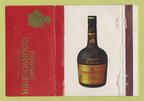 Matchbook Cover - Cognac Courvoisier Liquor France WEAR 40 Strike