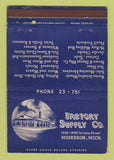 Matchbook Cover - Factory Supply Muskegon MI 40 Strike