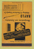 Matchbook Cover - Raylo Welding Electrical Supply Milwaukee WI 40 Strike