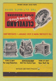 Matchbook Cover - Cleveland Worm Gear OH 40 Strike