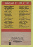 Matchbook Cover - Cleveland Worm Gear OH 40 Strike