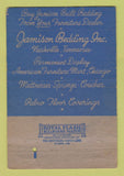 Matchbook Cover - Jamison Bedding Mattress Nashville TN 40 Strike