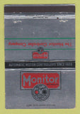 Matchbook Cover - Monitor Controls Baltimore MD 40 Strike