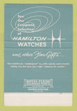 Matchbook Cover - Hamilton Watches Weatherproof SAMPLE 40 Strike